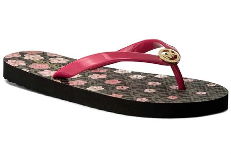 michael kors flip flops pink|Michael Kors flip flops sale.